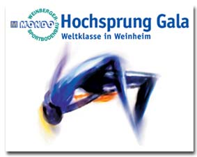 Hochsprung-Gala in Weinheim mit Top-Besetzung