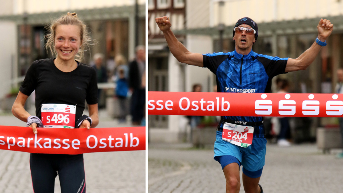 Start-Ziel-Siege beim Sparkassen Alb Marathon in Schwäbisch Gmünd