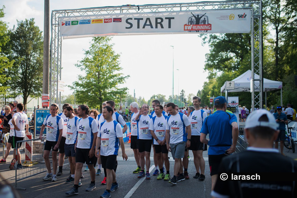 DEE-AOK Firmenlauf Stuttgart am 9. Mai 2018