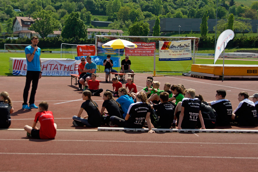 Team-Hochsprung-Cup am 5. Mai 2018 in Winnenden