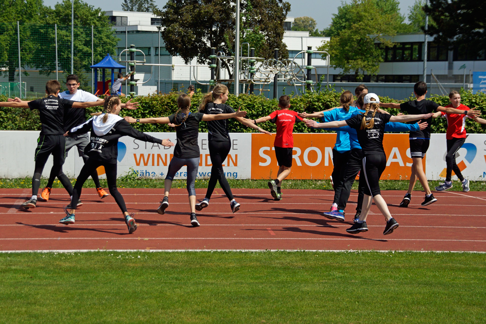 Team-Hochsprung-Cup am 5. Mai 2018 in Winnenden