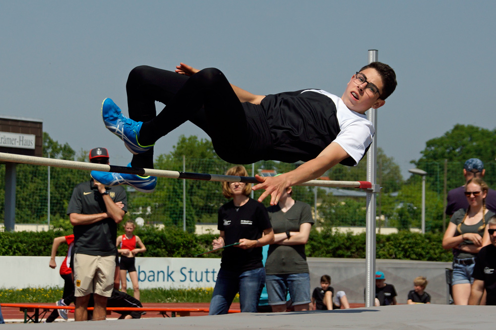 Team-Hochsprung-Cup am 5. Mai 2018 in Winnenden
