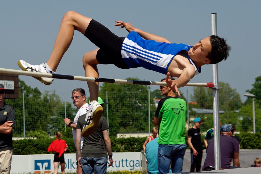 Team-Hochsprung-Cup am 5. Mai 2018 in Winnenden
