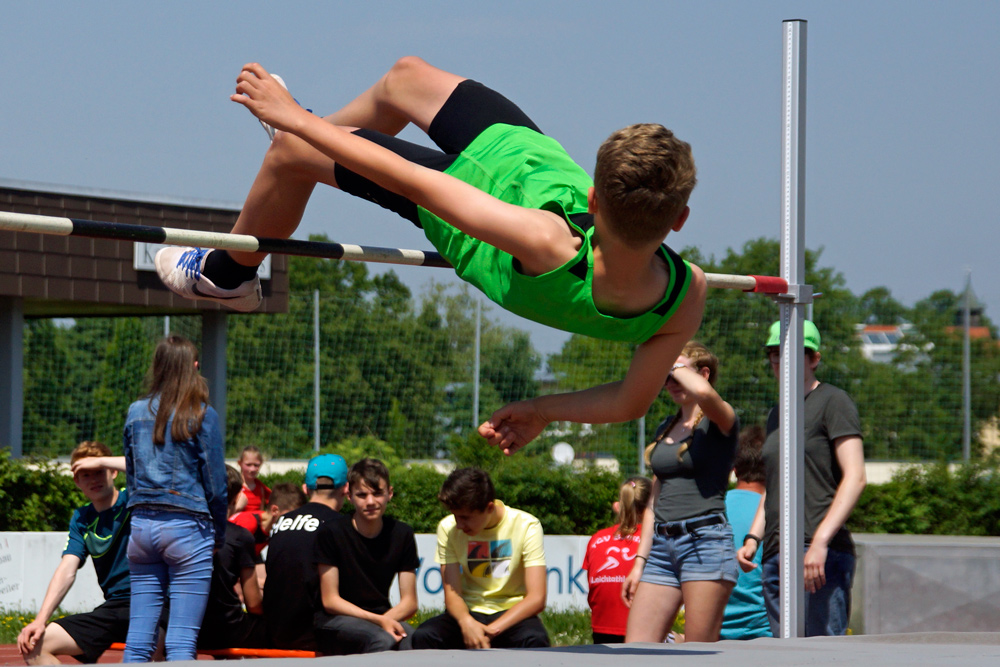 Team-Hochsprung-Cup am 5. Mai 2018 in Winnenden