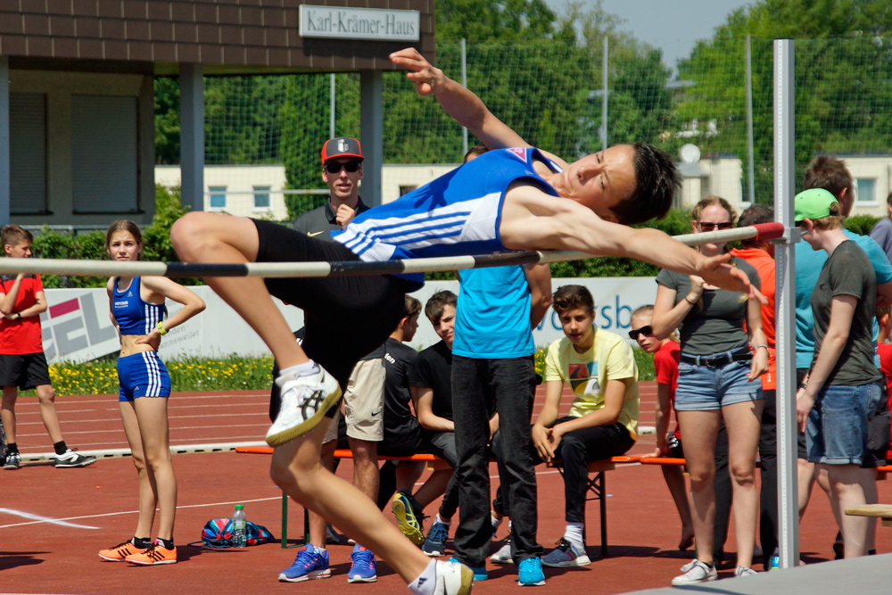 Team-Hochsprung-Cup am 5. Mai 2018 in Winnenden