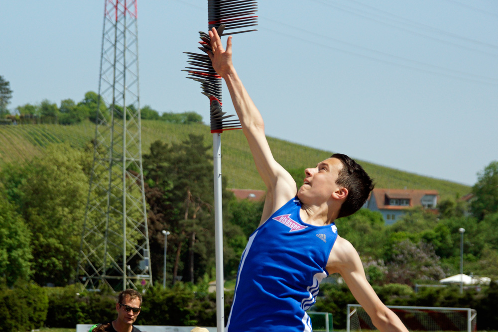 Team-Hochsprung-Cup am 5. Mai 2018 in Winnenden