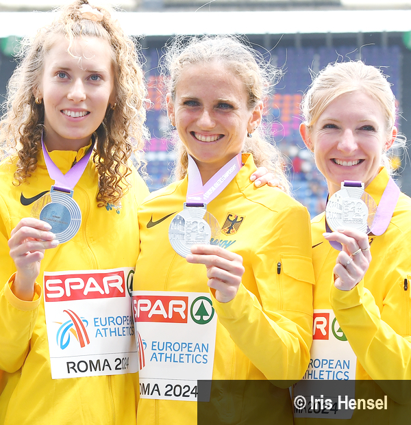 EM Rom Tag 3 | Fabienne Königstein läuft im Team zu Silber 