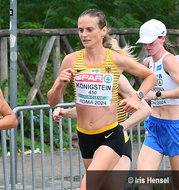 EM Rom Tag 3 | Fabienne Königstein läuft im Team zu Silber 