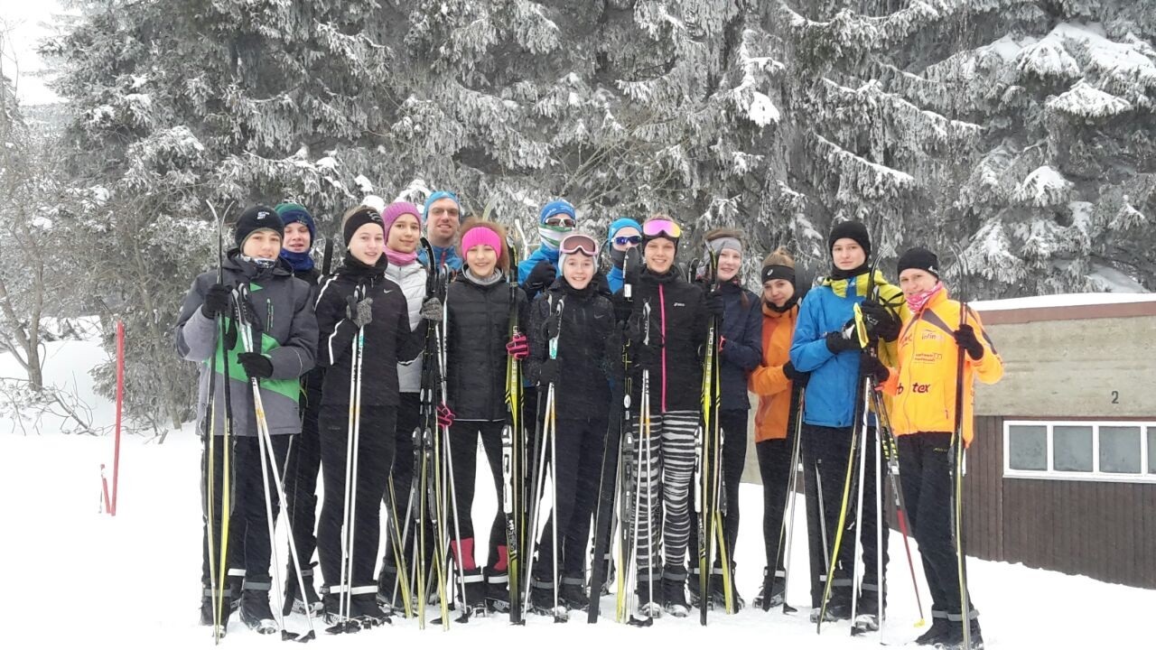 Nachwuchsläufer im Schnee - Kaderlehrgang am Herzogenhorn
