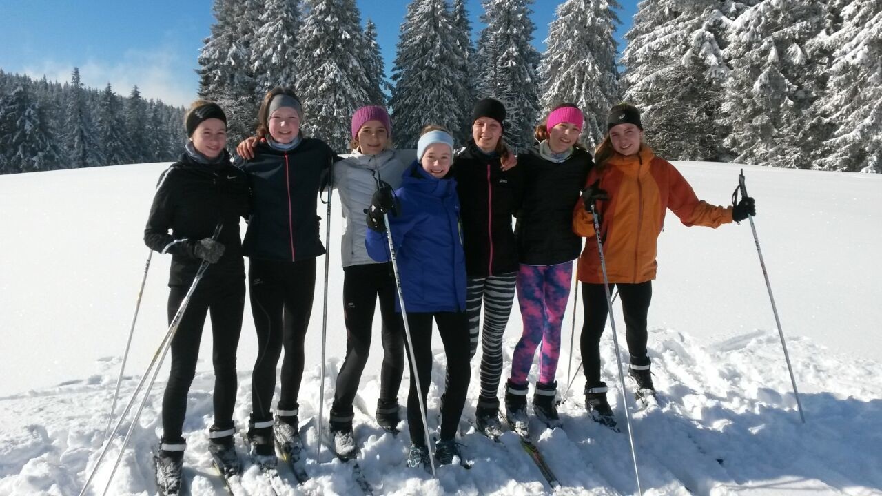 Nachwuchsläufer im Schnee - Kaderlehrgang am Herzogenhorn