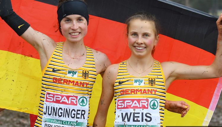 Cross-EM 2023 Brüssel: Zweimal Team-Silber für DLV-Nachwuchsläuferinnen