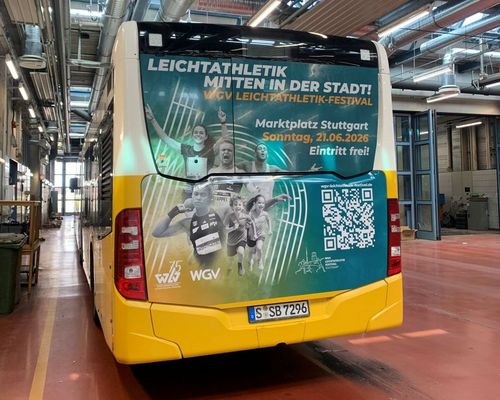 Spot the Bus: Das WGV Leichtathletik-Festival fährt durch Stuttgart