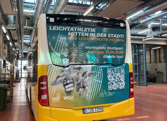 Spot the Bus: Das WGV Leichtathletik-Festival fährt durch Stuttgart