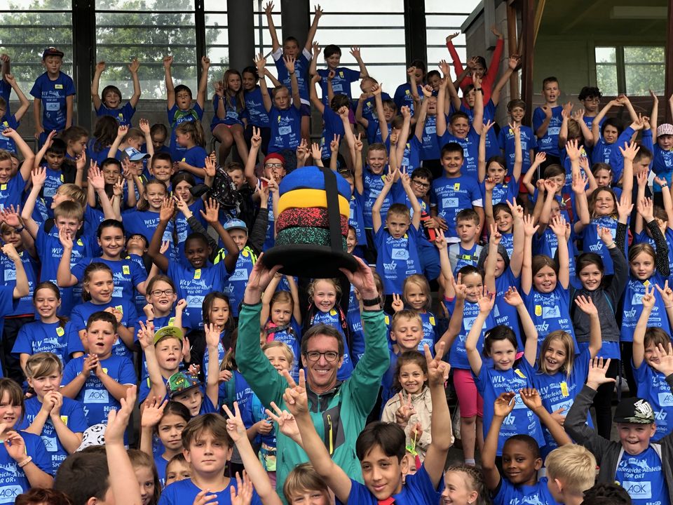 Tolle Stimmung trotz Regen bei WLV Kinderleicht-Athletik VOR ORT in Leutkirch 