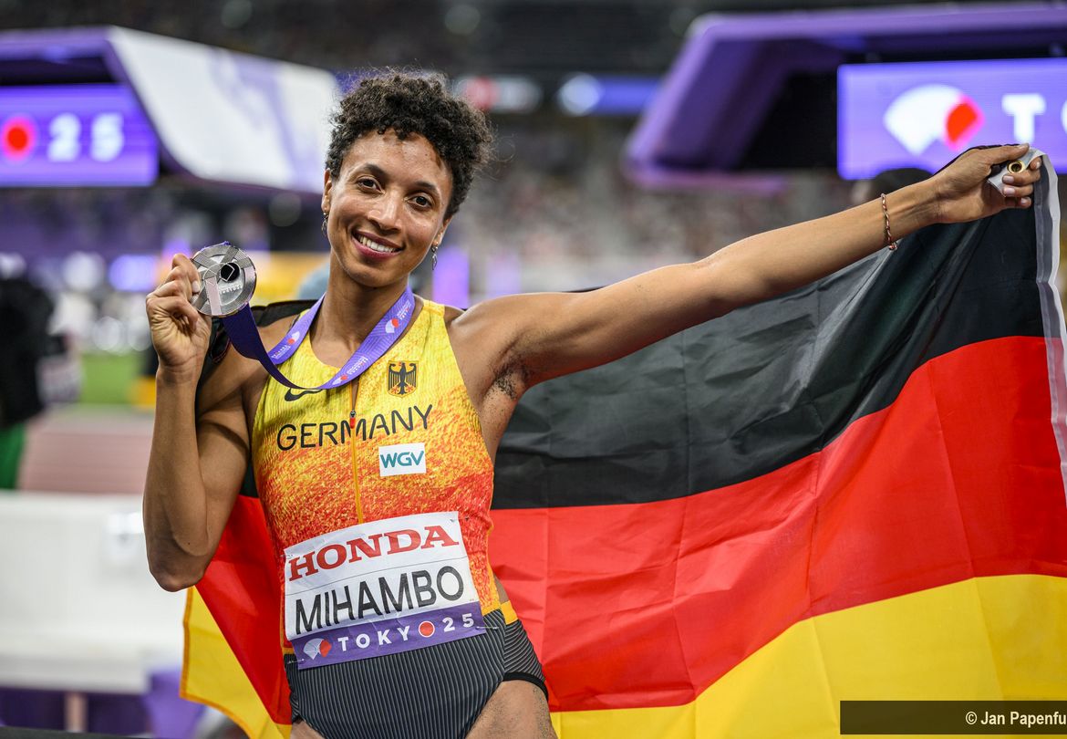 WM Tokio 2025 Tag 2 | Malaika Mihambo (LG Kurpfalz) gewinnt Silber im Weitsprung.