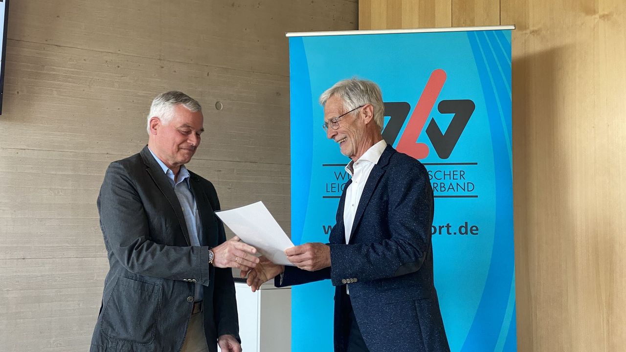 WLV Vorstand Finanzen: Joachim Beckmann übergibt an Rolf Setzer