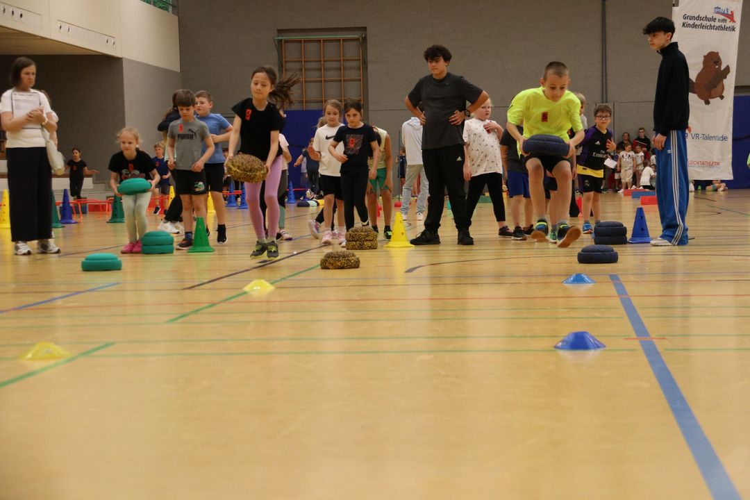 Leichtathletik-Highlight vor den Pfingstferien an den Grundschulen Geislingen und Heimsheim