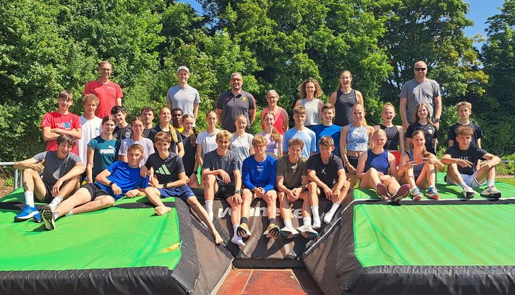 Gut gelaunt am Ende des Pfingst-Trainingslagers