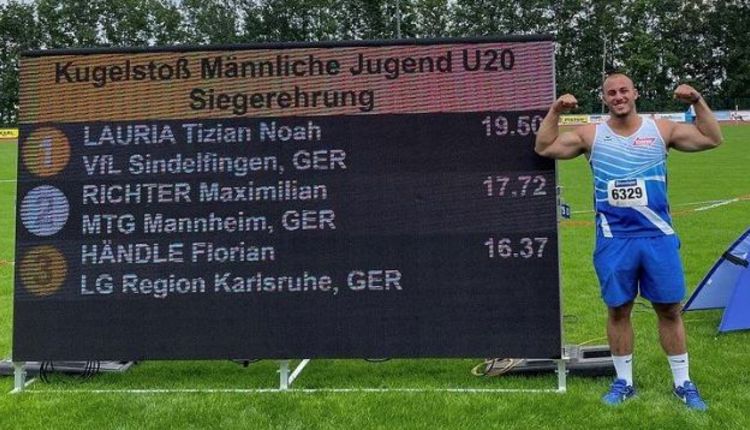 BW U20/U18: 19,50 Meter für Tizian Lauria