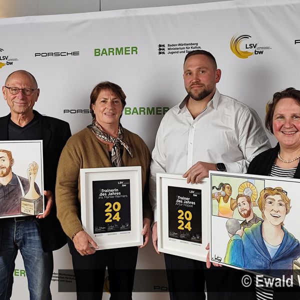 Iris Manke-Reimers und Artur Hoppe Trainer:in des Jahres 