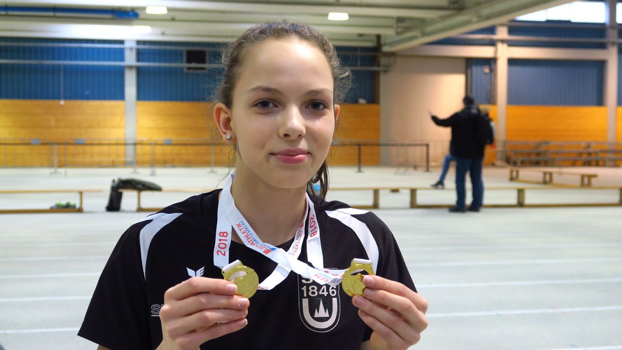 Starke Sprünge bei den U16-Meisterschaften