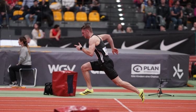 DM Halle Dortmund | Sprint-Gold für Robin Ganter