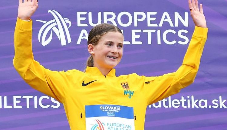 Julia Ehrle (LG farbtex Nordschwarzwald; hier bei der U18-EM 2024) wird U20-Weltmeisterin im "Classic Trail" bei der Trail-WM in Canfranc (Spanien)