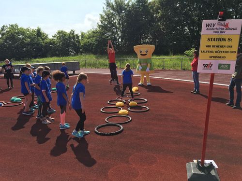 „WLV Kinderleicht-Athletik VOR ORT 2018“ - Sowohl Indoor als auch Outdoor eine erfolgreiche Veranstaltung