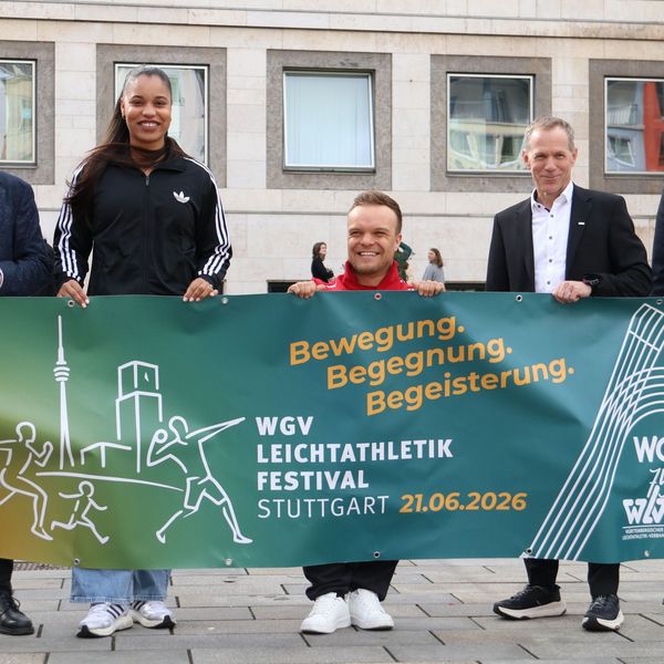 WGV Leichtathletik-Festival: Jubiläum auf dem Stuttgarter Marktplatz