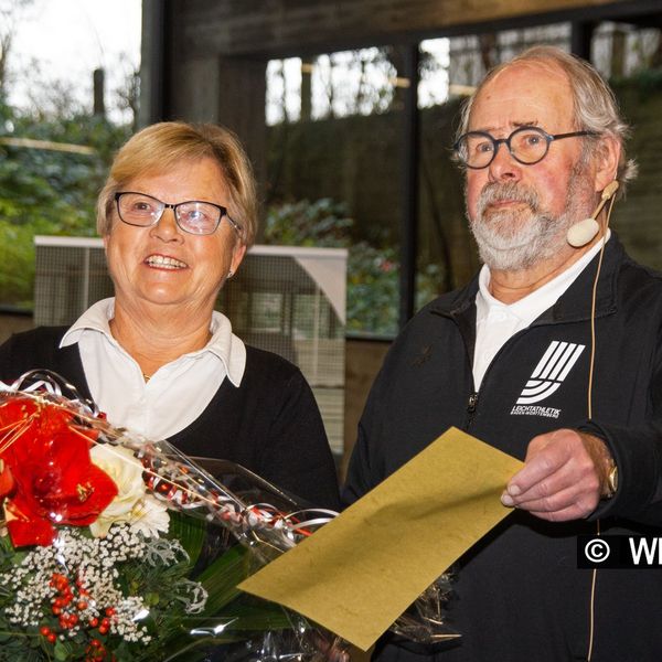 Inge Rieger mit dem Friedrich-Wilhelm-Heyden-Preis 2019 des WLV ausgezeichnet