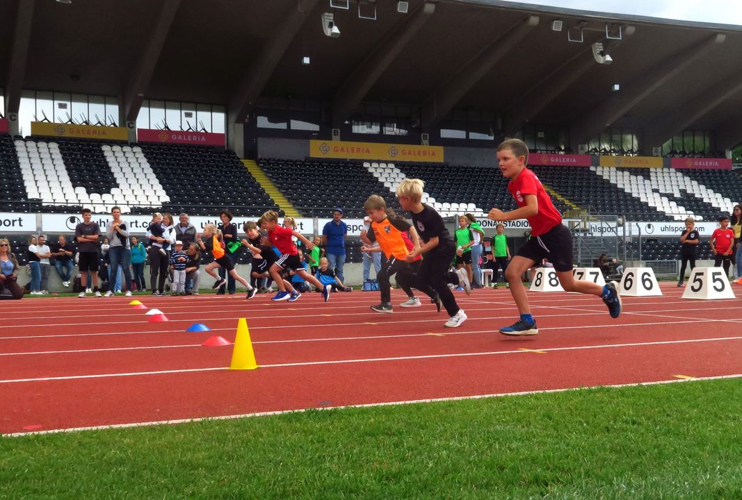 Starts im großen Stadion
