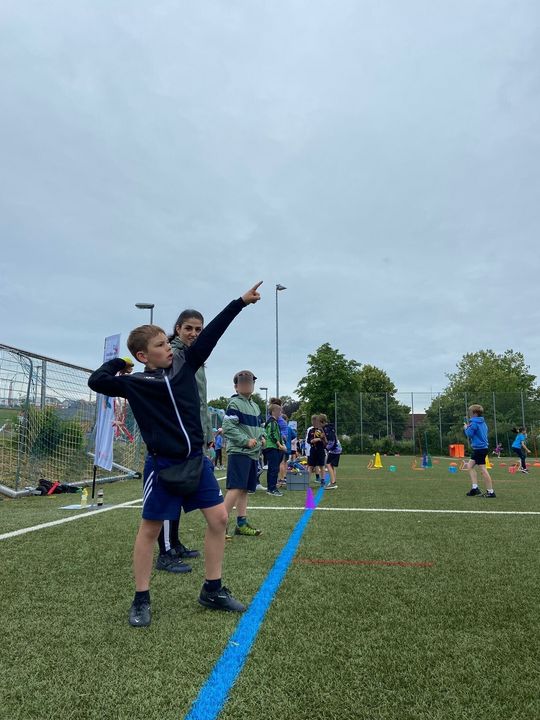 Die Grundschule Erligheim-Hofen trifft Kinderleichtathletik