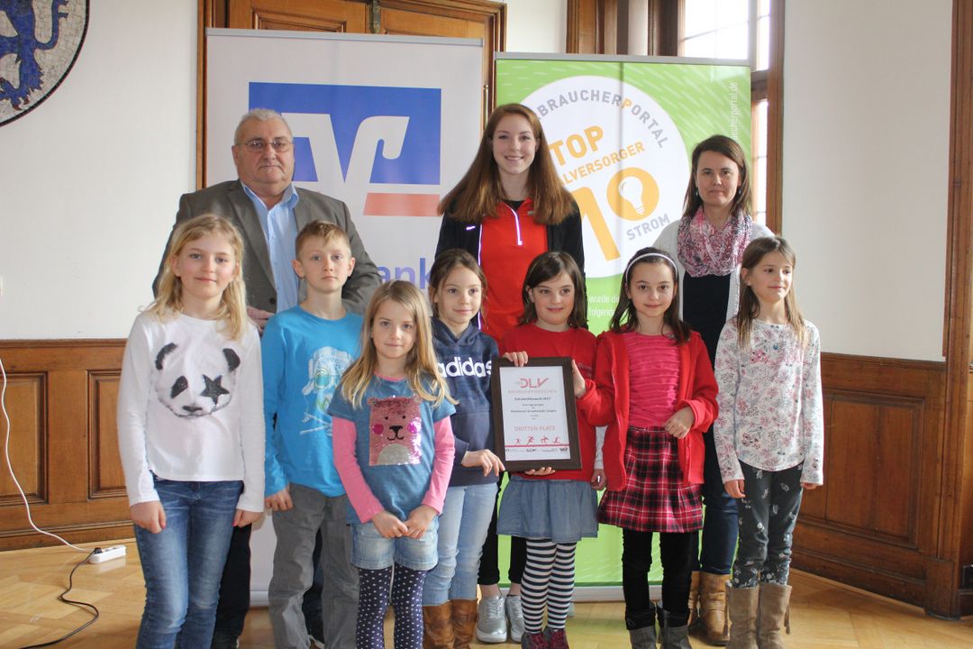 Siegerehrung DLV Mehrkampfabzeichen Schulwettbewerb im Kreis Sigmaringen