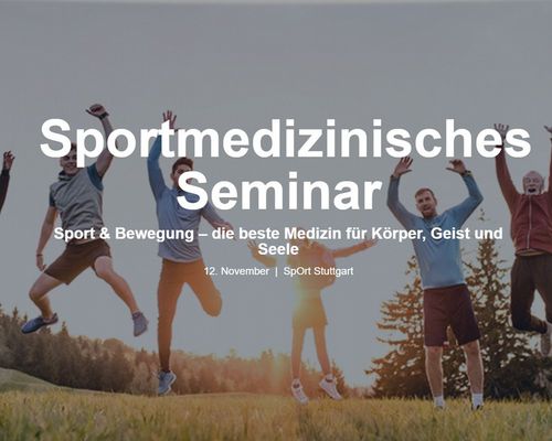 Jetzt anmelden zum Sportmedizinischen Seminar des WLSB