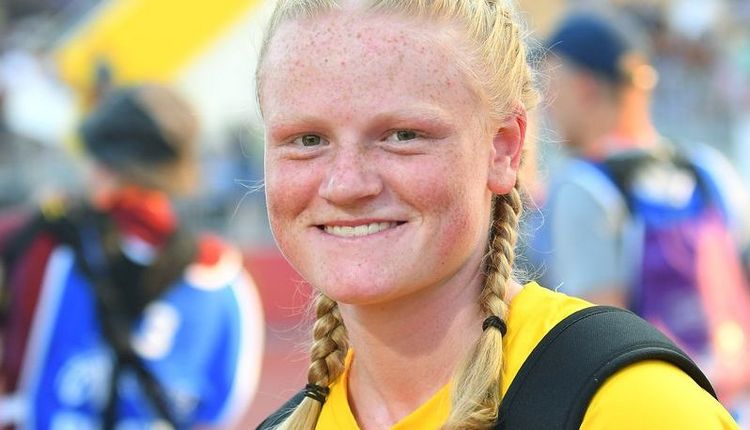 Antonia Heberle (TV Rottenburg) bei der U18-EM 2024