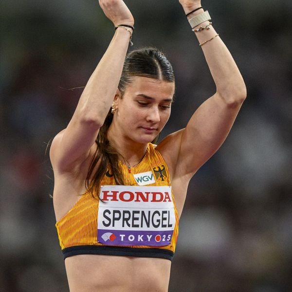 Sandrina Sprengel (VfB Stuttgart) bei der WM 2025 in Tokio.