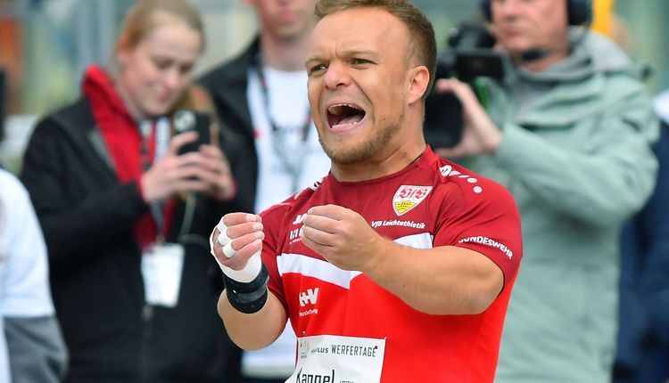 Niko Kappel (VfB Stuttgart) bei den Halleschen Werfertagen.