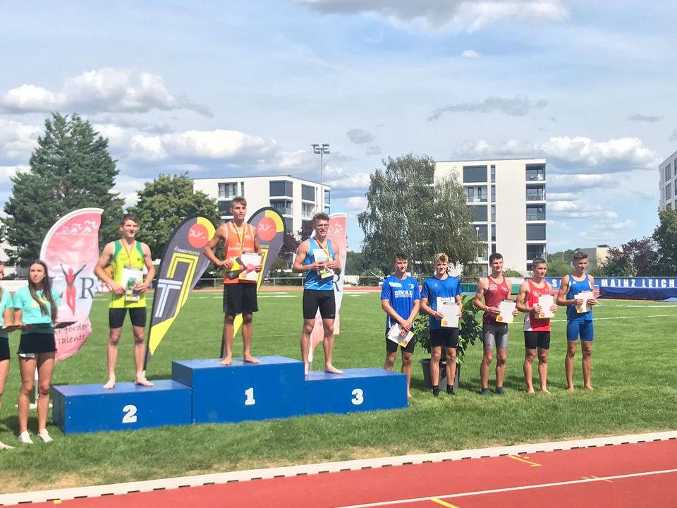 Mehrkampf-DM U16 Mainz: 2 x Gold, 1 x Silber und 2 x Bronze 