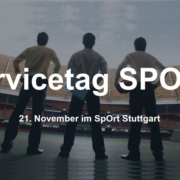 Servicetag SPORT am 21. November im SpOrt Stuttgart 