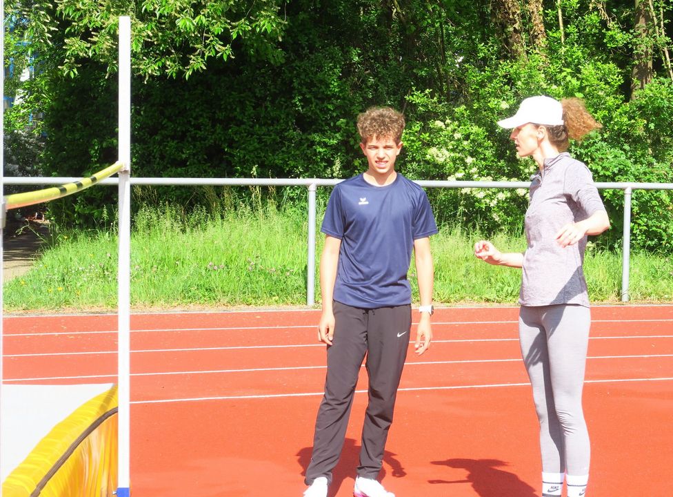 Techniktraining an der Hochanlage ...