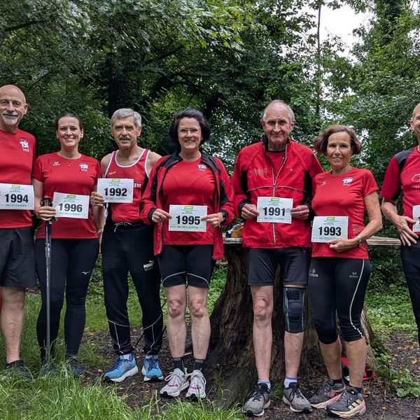 Lauftreff des TSV Talheim am Tag des Laufens aktiv