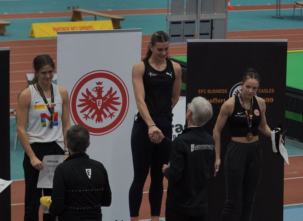 Gold für Sandrina Sprengel und Theodor Keller - Deutsche Mehrkampf Hallenmeisterschaften