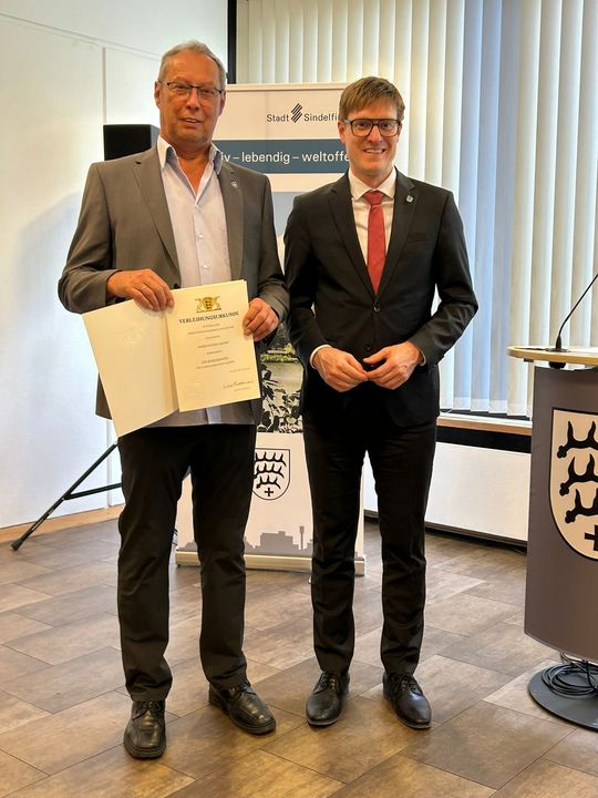 Dieter Locher erhält Ehrennadel des Landes Baden‑Württemberg