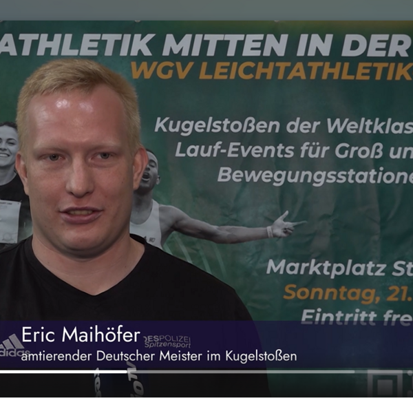 RegioTV berichtet über das WGV Leichtathletik-Festival