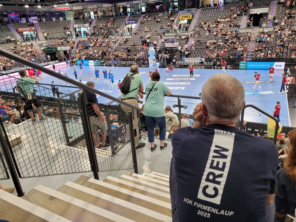 Highlight für unsere Volunteers beim Handballspiel des TVB Stuttgart