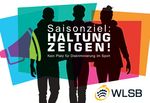 Jetzt bewerben - Aktion: „Saisonziel – Haltung zeigen! Kein Platz für Diskriminierung im Sport“