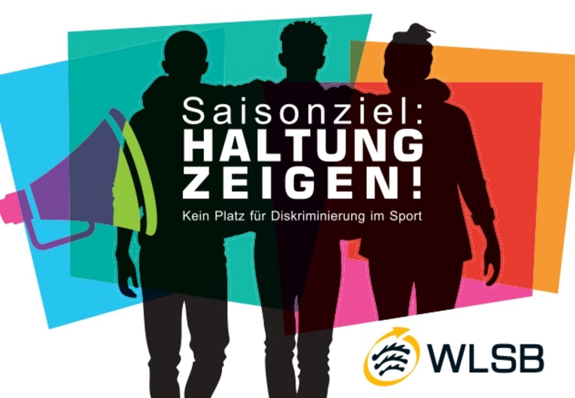 Jetzt bewerben - Aktion: „Saisonziel – Haltung zeigen! Kein Platz für Diskriminierung im Sport“