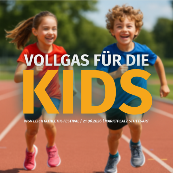 Kinderleichtathletik beim WGV Festival – Bewegung, Spaß und Action mitten in Stuttgart