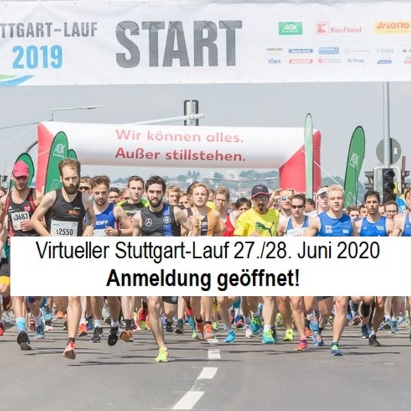 Anmeldung zum virtuellen Stuttgart-Lauf 2020!