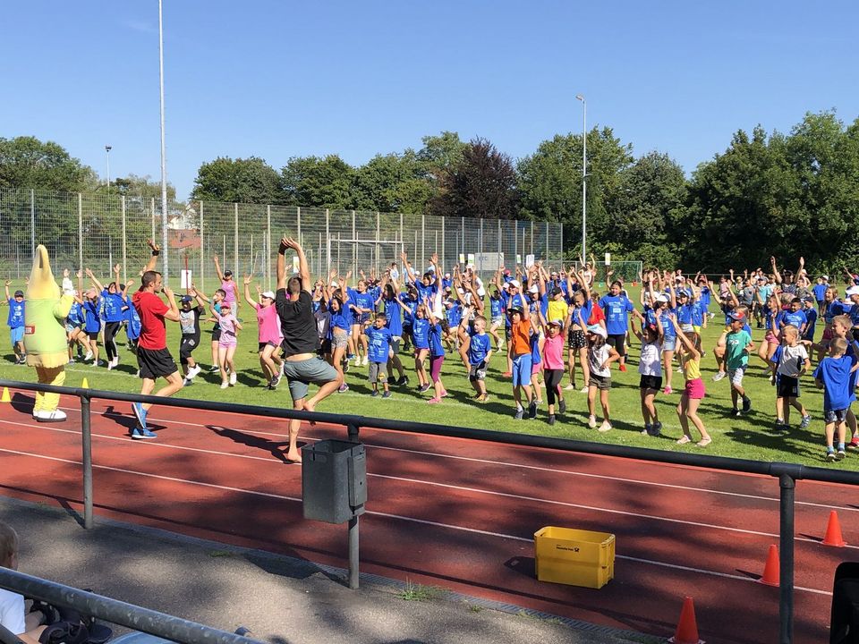 Tolle Abschlussveranstaltung der WLV Kinderleicht-Athletik VOR ORT Tour in Neckarsulm